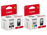 2 atramenty CANON PG560XL CL561 PIXMA TS5350 TS5351 TS5352 TS5353 TS7450 TS7451