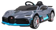 Bugatti Divo nabíjacie autíčko pre deti šedé