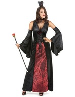 OUTFIT BLACK QUEEN DARK LADY HALLOWEEN M