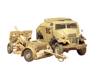 Britská 25PDR. Poľný kanón a štvorkolkový traktor 1:35 Tamiya 35044