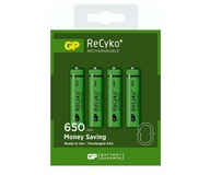 4x Recyko+ New R03 AAA 650 mAh batéria