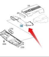POTRUBIE NASÁVANIE VZDUCHU MERCEDES C W204 W212