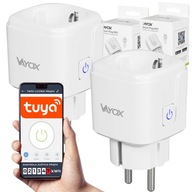 2x ČASOVAČ INTELIGENTNÁ WIFI SMART ZÁSUVKA VAYOX MERAČ PRÚDU