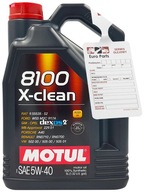 MOTUL 8100 5W40 5L X-CLEAN C3 DPF LL-04 50501 A40