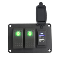 Motocykel ATV 2 Single Light Switch Panel