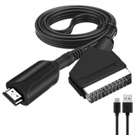 KÁBEL HDMI TO SCART JE DĹŽKA 1 M