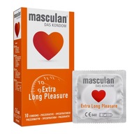 Masculan Extra Long Pleasure kondómy predlžujúce styk, 10 ks.