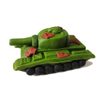 Cukrová figúrka na tortu - Tank, 8 cm