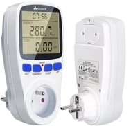 Wattmeter Merač energie Merač prúdu Spotreba elektrickej energie