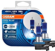 OSRAM H11 COOL BLUE HYPER BOOST 5500K LED LOOK NEX