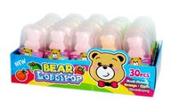 Bear Lollipop Teddy Bears Prášok na lízanky BEAR 30ks x 8g