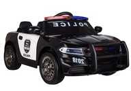 Auto na batérie Čierne policajné auto