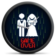 Game Over Clock pre novomanželskú rozlúčku