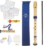 QiMei Blue Pro School Recorder CASE TABLE LEASH KAZOO habituator