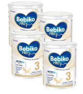 Bebiko PRO+ 3 upravené mlieko 4 x 700 g KAN