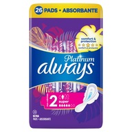 Always (veľkosť 2) Hygienické vložky s krídelkami, 26 ks