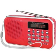 MALÉ PRENOSNÉ FM RÁDIO s USB SD MP3 + BATÉRIA