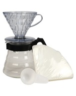 HARIO CRAFT COFFEE MAKER V60 02 set odkvapkávacieho filtra server