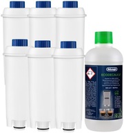 6x VODNÝ FILTER + DeLonghi ODVÁPŇOVAČ 500ml SET