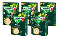 BoboVita Bio kaša s banánom a jahodou 5x200 g