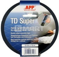 Obojstranná lepiaca páska 6mm x 10m APP TD Super