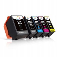 5x ATRAMENTY PRE EPSON 202XL XP6000 XP 6005 XP 6100 XP 6105