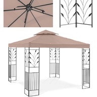 Záhradný altánkový altánkový stan so skladacou strechou