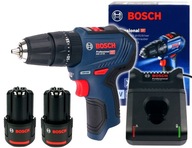 GSB 12V-30 SKRUTKOVAČ BOSCH 2x2,0Ah BEZKÚFAROVÝ