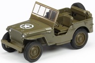 WELLY METAL OFF-ROAD JEEP 1941 WILLYS MB vojenský