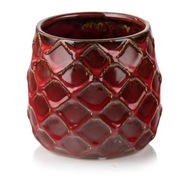 Obal 15 x 15 cm, červená keramika