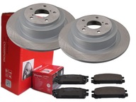 BREMBO ZADNÉ DISKY, DESTIČKY, SUBARU LEGACY III 290MM