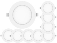 9x zapustený LED panel 12W držiak lampy 3000K pre závesný strop pre M-systém