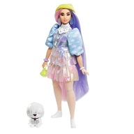 Bábika Barbie Fashionistas Extra so psíkom GVR05