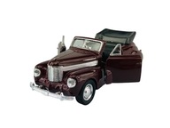 WELLY OLD TIMER 1938 OPEL CAPTAN CABRIOLET RED 1:34 KOV NOVÝ MODEL