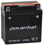 Výkonná 12V 8Ah batéria YTX9A-BS MOTOPOWER