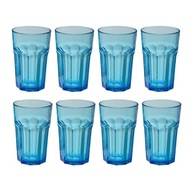 IKEA POKAL GLASS BLUE 350 ML SADA 8 ks