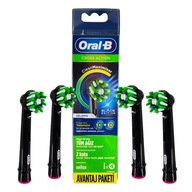 Oral-B Cross Action EB50-4 hroty 4 kusy Čierna