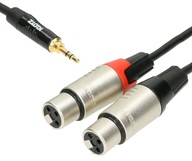 JACK KÁBEL 3,5 - 2X XLR JACK 3m AUDIO KLOTZ