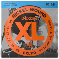 Struny pre elektrickú gitaru D'Addario EXL110 10-46