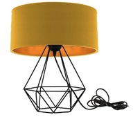 DRÔTENÁ STOLNÁ LAMPA, ZRKADLOVÉ TIIETO, 35 cm