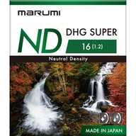 MARUMI FILTER neutrálna sivá ND16 Super DHG 72 mm