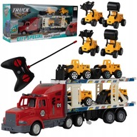 TRUCK TRUCK RC SO 4 STAVEBNÝMI VOZIDLAMI NA DIAĽKOVÉ OVLÁDANIE