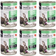 Wiejska Zagroda Monoprotein Rabbit 6 x 400g