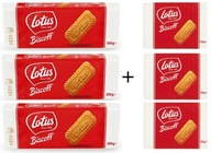 LOTUS BISCOFF Karamelizované sušienky 3x250g + 3x125g