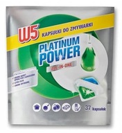 W5 Platinum Power All in 1 kapsuly do umývačky riadu x37