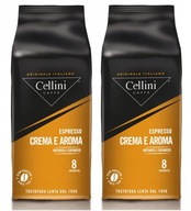 Káva CELLINI CREMA E AROMA 2 x 1kg zrn