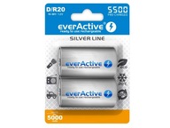 Batérie R20 veľkosť D Ni-MH Everactive D 5500 mAh 2 ks.