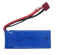 Nabíjateľná batéria 7,4 V 2500 mAh Lipol T-dean pre vozidlá WLtoys RC