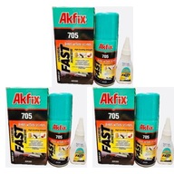 3 X lepidlo Akfix + Aktivátor 25g + 100ml