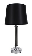 Elegantná čierna glamour nočná lampa, 46 cm